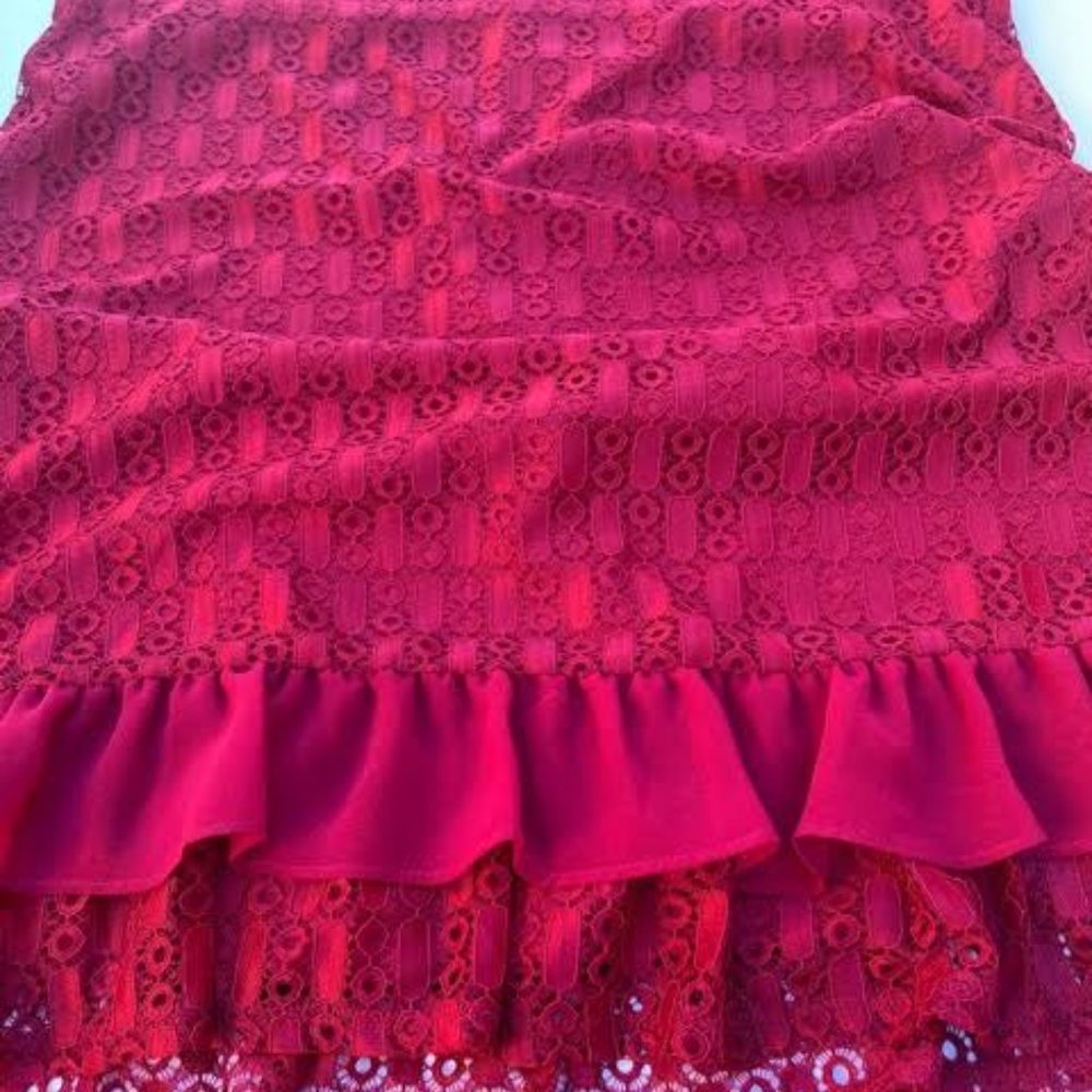Ruby Red Formal Dress - Picture 4 of 8